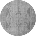thumbnail image 1 of Ahgly Company Indoor Round Oriental Gray Industrial Area Rugs, 8' Round, 1 of 4