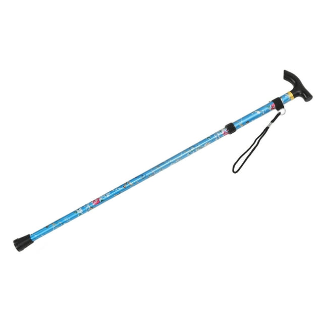 Canne de Marche Pliable pour Hommes,Femmes,Rabattable,Légère,Ajustable,Portable Bâton de Main de Stabilité pour la Marche,Perche de Randonnée Télescopique,Poignées en T Confortables pour l'Escalade et la Randonnée