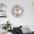 thumbnail image 4 of Wood Wall Clock 12inch Decorative Clocks for Bedroom Living Room Home D, 4 of 7