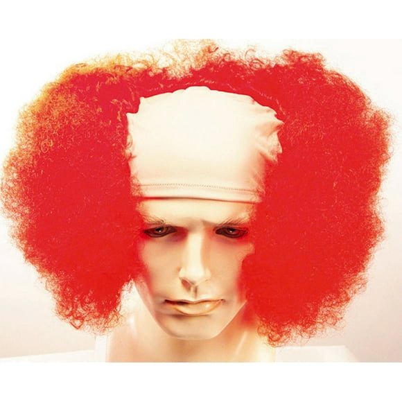 BALD CURLY CLOWN RED