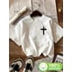 thumbnail image 1 of Loose Casual Round-Neck Women'S Top with a Minimalist Style Featuring The Text 'PSALMS 91 God' Printed on It., 1 of 5