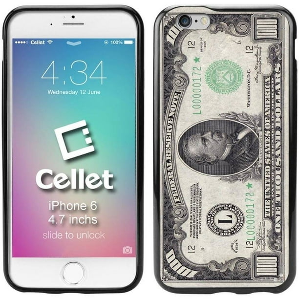 Cellet Tpu Pc Proguard Case With 1 000 One Thousand Dollar Bill For Apple Iphone 6 6s Walmart Com Walmart Com