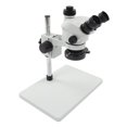 thumbnail image 2 of Trinocular Microscope 24MP 1080P 3.5X To 50X Continuous Zoom Stereo Trinocular Microscope with LED Lamp 100‑240V UK Plug, 2 of 5