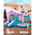 thumbnail image 4 of TOAOB Inflatable Bounce House - 8-in-1 Bouncer House for Kids Ages 3-6, Indoor & Outdoor Bouncy Jumping Castle Slide with Blower for Backyard Birthday Party, 4 of 8
