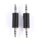 thumbnail image 3 of 2 uds 3,5mm estéreo macho a macho Jack Audio enchufe conector acoplador adaptador, 3 of 6