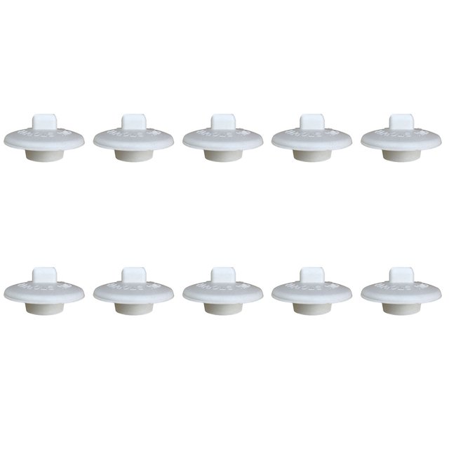 Advancent Paquete de 10 tapones de agua, suministros de baño de goma, tapones para bañera, lavabo redondo, colector de residuos ajustado, tapón para Cocina y Comedor Tipo 1 Advancent HA061207-01B