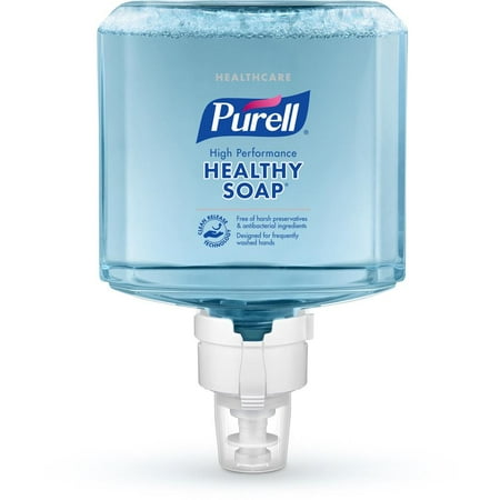 PURELL® Healthcare CRT Healthy Soap High Performance Foam - 40.6 fl oz (1200 mL) - Dirt Remover  Kill Germs  Soil Remover - Skin  Hand - Clear - Recycled - Paraben-free  Antibacterial-free ...