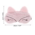 thumbnail image 4 of Unique Bargains Soft Fox Eyes Sleep Mask Eye Shade Cover for Rest and Travel Pink, 4 of 6