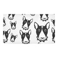 thumbnail image 2 of MKHERT Bull Terrier Doormat Non-slip Bath Mat Floor Mat 30x18 inch, 2 of 3