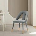 thumbnail image 2 of Manhattan Comfort Neda Dining Chair with Solid Wood Frame in Gray, 2 of 9