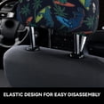 thumbnail image 4 of Kdxio Dinosaur Pattern Print 2 Piece Car Head Rest Covers Set Auto Front/Rear Seats Headrest Cover Universal Fit Most Cars,Sedan, SUV, 4 of 9