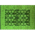 thumbnail image 1 of Ahgly Company Indoor Rectangle Oriental Green Industrial Area Rugs, 4' x 6', 1 of 4