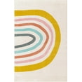 thumbnail image 2 of Unique Loom Whimsy Kids Collection Area Rug - Rainbow (5' 3" x 8' Rectangle Ivory/Yellow) Perfect For Kids Bed Room/Nursery Room/Living Room/Class Room/Play Room, 2 of 5