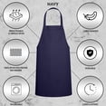 thumbnail image 3 of Delantal GREEN LIFESTYLE azul marino impermeable paquete de 120, 3 of 6