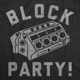 thumbnail image 2 of Mens Funny T Shirts Block Party Sarcastic Engine Graphic Novelty Mechanic Tee for Men Graphic Tees, 2 of 7