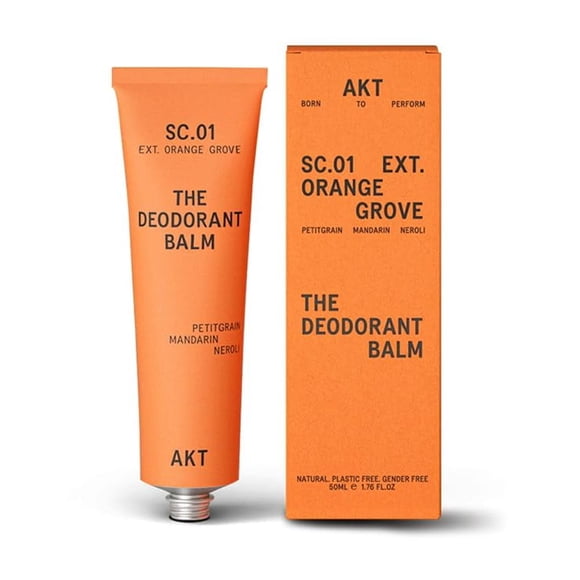 AKT le Baume Déodorant. Déodorant Naturel Multi-Usage Primé. Sans Plastique. Sans Genre. Sans Aluminium. 100 % Efficace - 1 tube Dure jusqu'à 3 Mois. SC.01 ORANGE GROVE. 1,7 Once