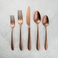 thumbnail image 5 of Cambridge Poet PVD Copper Satin 18/0 20-Piece Flatware Set, 5 of 5