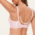 thumbnail image 4 of Floral Wireless Bra for Women Deep V Comfort Wirefree T-Shirt Bra Full Coverage Support Seamless Wavy Womens Jelly Bras Everyday Bralettes, 4 of 5