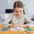 thumbnail image 4 of 16 Pcs Glitter Pens and Notebooks Glitter Pocket Notepad Mini Notebooks for Fancy Pens for Women Colorful Ballpoint Spiral Notepads for Back to Gifts(Classic Color), 4 of 5