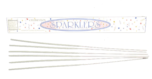 48pc Pack VIP Wedding Sparklers cake sparklers 10 inches burns approx. 35 second - 8 packs of 48 Sparklers