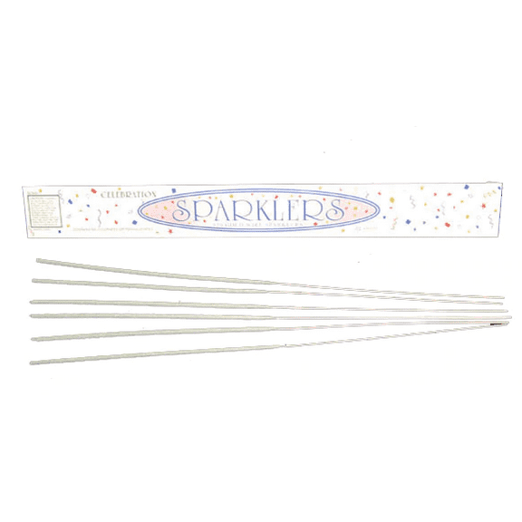 48pc Pack VIP Wedding Sparklers cake sparklers 10 inches burns approx. 35 second - 8 packs of 48 Sparklers