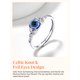 thumbnail image 4 of Anillos Silvora celtas plata de ley 925 ajustables para mujer, 4 of 8