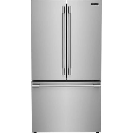 Frigidaire - Professional 36 in. Wide 23.3 Cu. Ft. French Door Counter-Depth Refrigerator with Internal Water Dispenser - Smudge Proof Stainless Steel