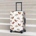 thumbnail image 5 of Uemuo Rabbit And Squirrel Printed Washable Luggage Cover - Fashion Suitcase Protector Fits 18-32 Inch Luggage -, 5 of 9