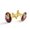 Color 1, variant on PhooArto Men's Classic Stainless Steel, Geometry Love Heart Cufflinks Business Wedding Shirts, Golden