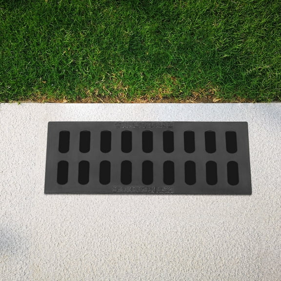 Outdoor Sewer Cover Withstand Weights Up To About 4409.25 lbs Outdoor Channel Drainage Cover, Dense Hollow Design Drain Grate