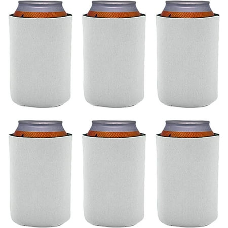 

Blank Soft Foam Collapsible Can Coolie (White 6 Pack)