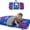 Blue Excavator, variant on Primlect Nap Mat, 55" x 22" x 2", Thickened Sleeping Bags with Removable Pillow, for Daycare