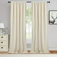 thumbnail image 1 of 2 Pcs Velvet Curtains Panels, Soft Luxury Rod Pocket Shade Curtain Drapes Home Decor, 1 of 8