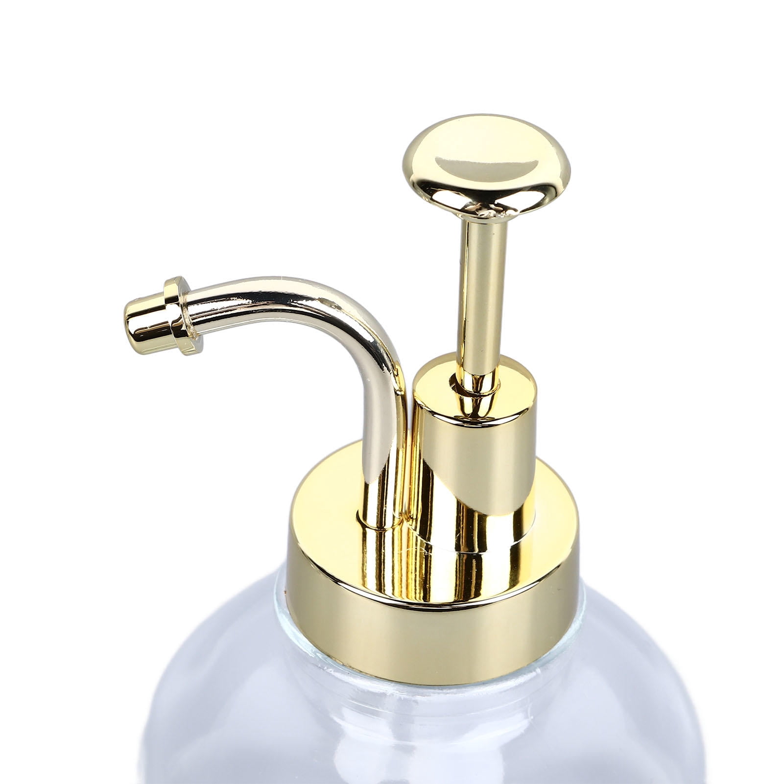YAHHU 2‑Pack Crystal‑Clear 500 ml Glass Syrup Dispensers with Stainless‑Steel Pump – Versatile Kitchen, Bar, & Bathroom Accessory