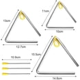 thumbnail image 3 of Triangle Musical, Instrument de Percussion à Main Triangle Musical, Instrument Triangle avec Batteur, Instrument Triangle, Triangles Musicaux pour Enfants, 3 of 7