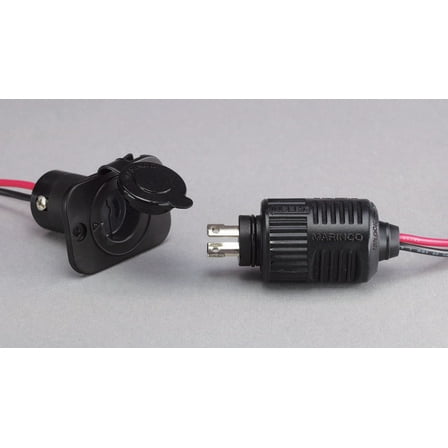 Marinco 12VCPS2 12v Receptacle W/cap And