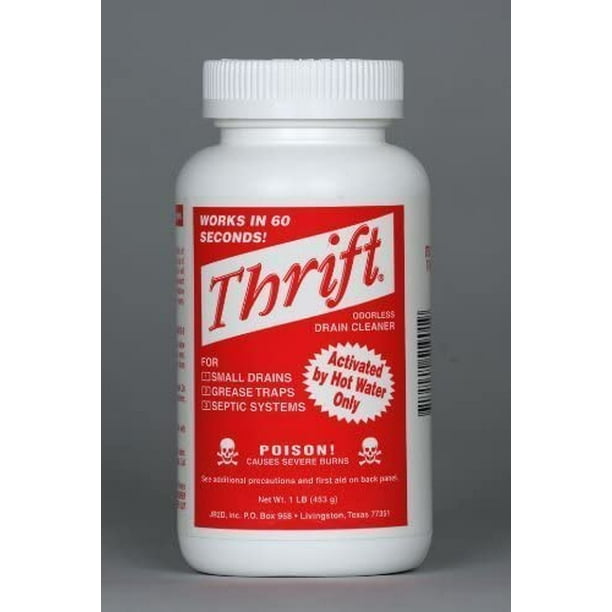 Thrift T100 Alkaline Based 1Pound Granular Drain Cleaner Personal