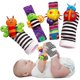 thumbnail image 1 of Sonajeros y calcetines para bebé, juguetes de agarre, actividad para recién nacidos y niños pequeños, regalo de desarrollo para bebés, niños y niñas., 1 of 4