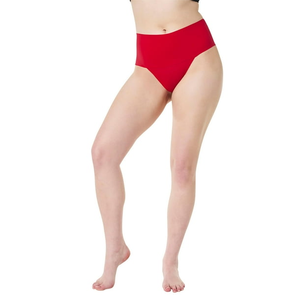 Tanga SPANX supersmooth Invisible Control Central Roja Talle M