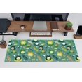 thumbnail image 5 of Cute Cartoon Anime Frog Theme Desk Mat XL Large Computer Gaming Mouse Pad Cool Kawaii Lotus Leaf Laptop Keyboard Mouse Mat Desk Pad for Women 31.5x11.8 in Non-Slip Rubber Base with Stitched Edges, 5 of 6