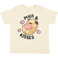 thumbnail image 3 of Inktastic Valentines Day Pugs & Kisses with Hearts Boys or Girls Toddler T-Shirt, 3 of 5