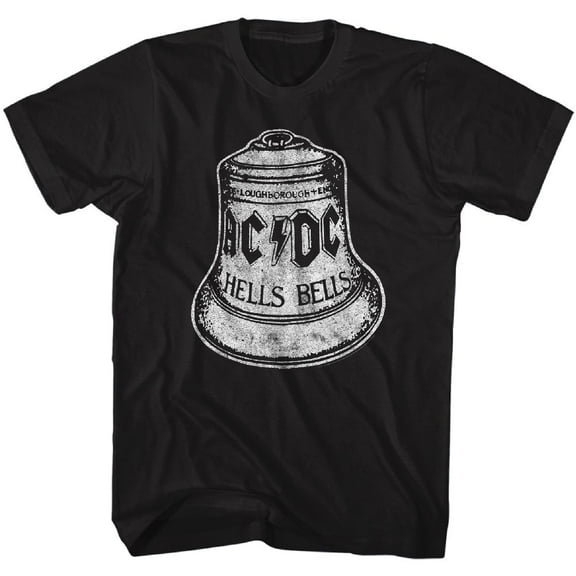 AC/DC Hells Bells Black Adult T-Shirt 6Xl