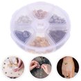 thumbnail image 1 of HEALEEP Assorted Color Flower Bead Caps Iron Spacer Beads for Craft Jewelry Making with Plastic Box, 1 of 4