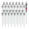 thumbnail image 1 of 16 Pcs Beadable Letter Opener Metal Letter Opener Envelope Beadable Letter Opener for Gift Office Home, 1 of 6