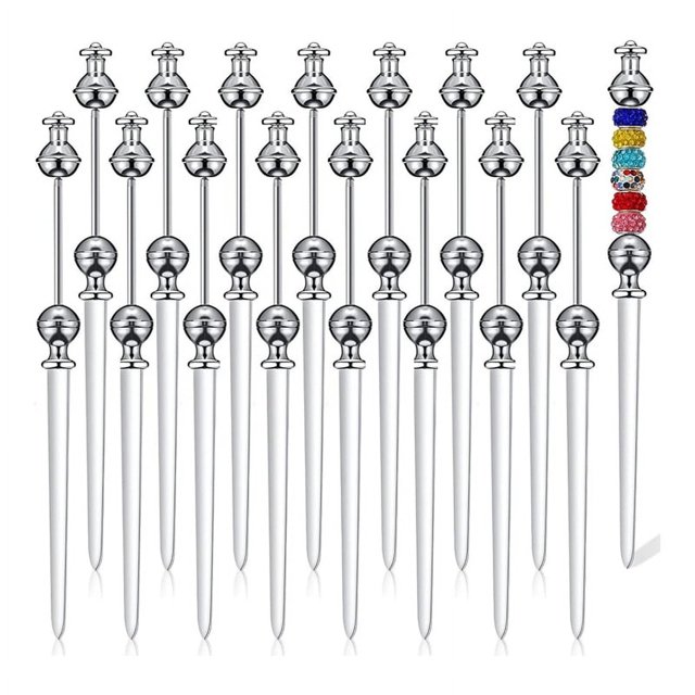 16 Pcs Beadable Letter Opener Metal Letter Opener Envelope Beadable Letter Opener for Gift Office Home