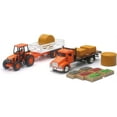 thumbnail image 2 of NewRay Kubota Farm Playset with M5 Tractor Truck Trailer Bales and Crates 1/43 Scale Model Vehicles, 2 of 3