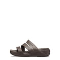 Crocs Monterey Shimmer Slip Ons Wedge Sandals (Women)