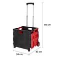 thumbnail image 5 of Carrito de Compras AGBOX | Color Negro y Rojo | Plegable Ligero | Ideal para Compras Diarias, 5 of 5