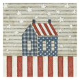 thumbnail image 1 of Americana Quilt V -Paper Art-26"x26", 1 of 1