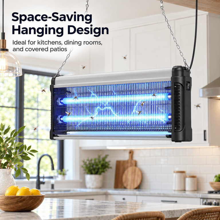Gamexcel 40W Electronic Bug Zapper, UVA Light, 1600 Sq Ft photo 2